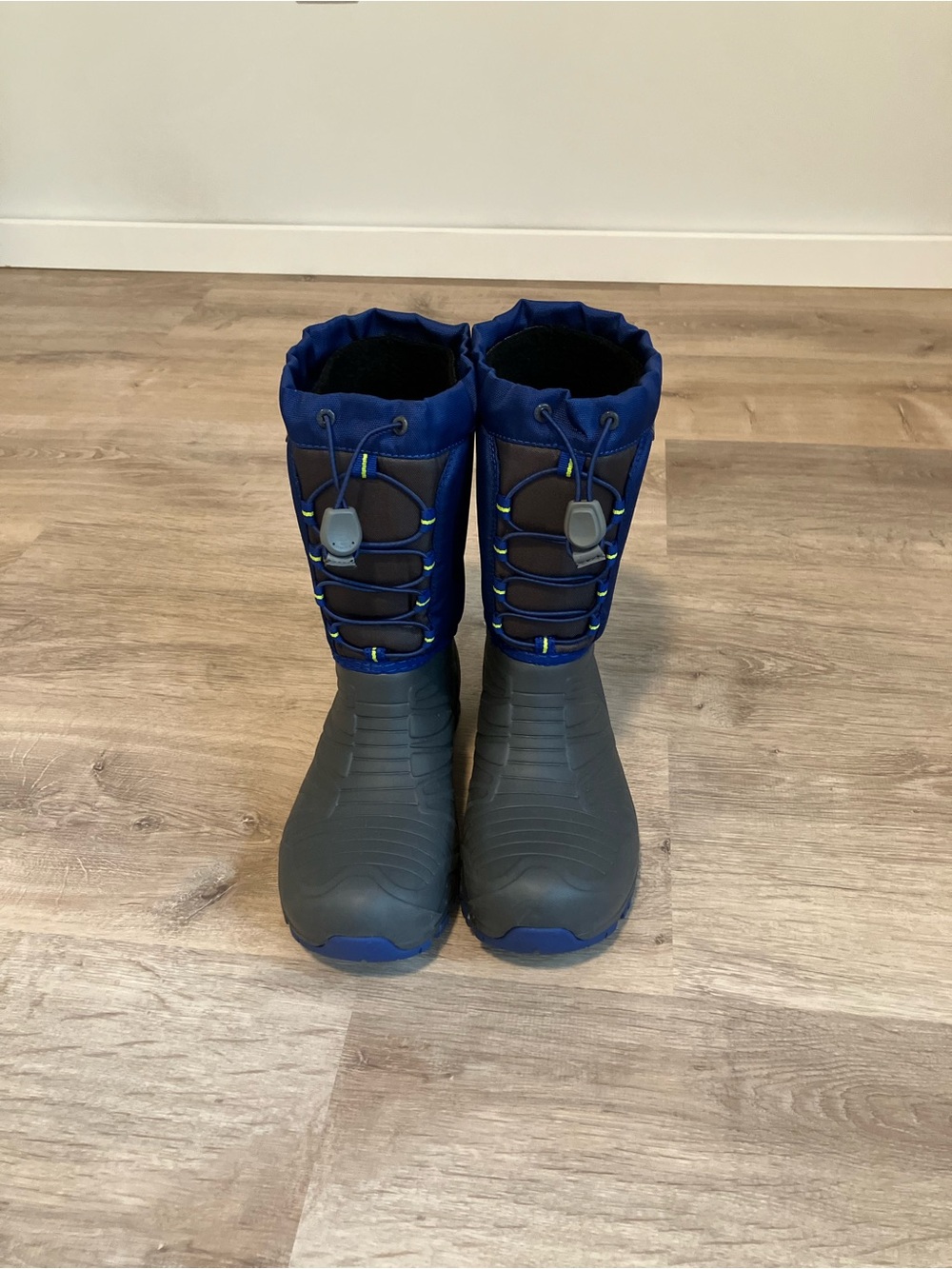 Merrell Kids Tall Waterproof Boots in Blue and Gray